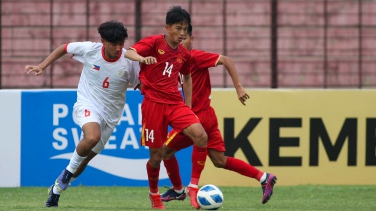 Vietnam crush the Philippines 5-0 at AFF U16 Youth Championship